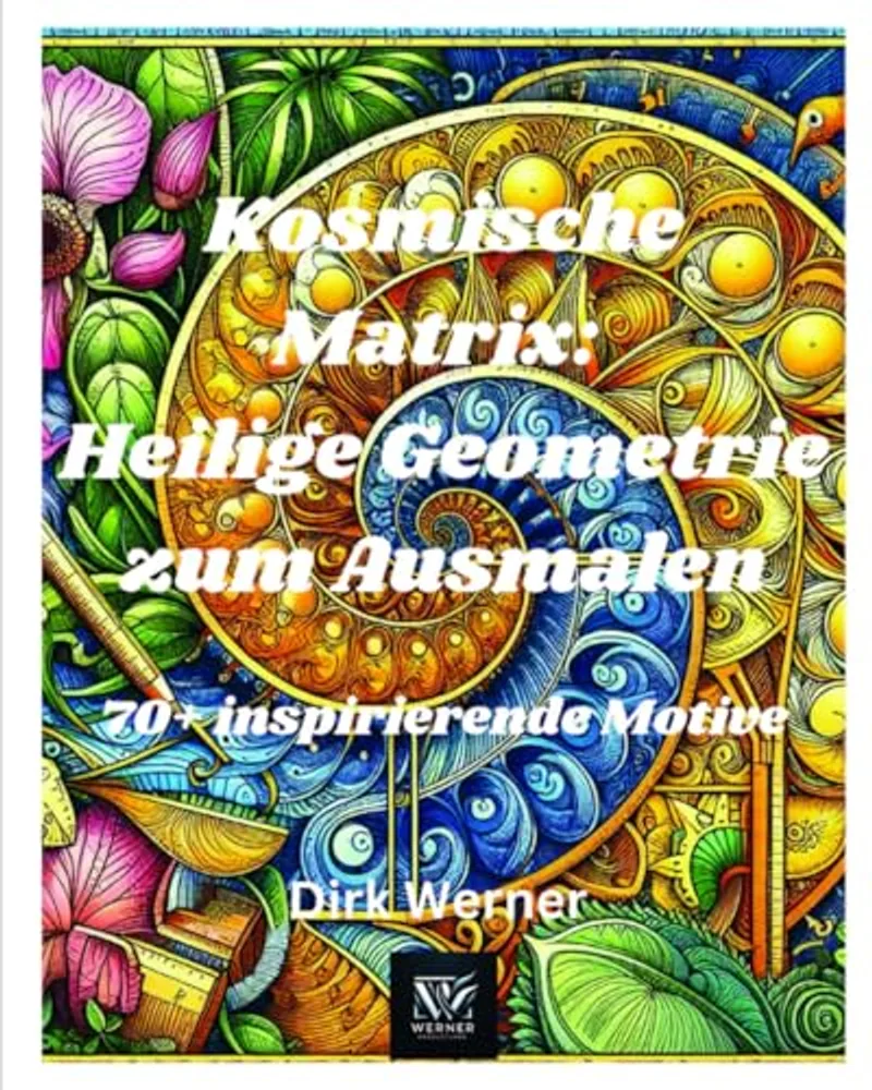 Cosmic Matrix: Sacred Geometry for Coloring: 70+ Inspiring Motifs - Cover